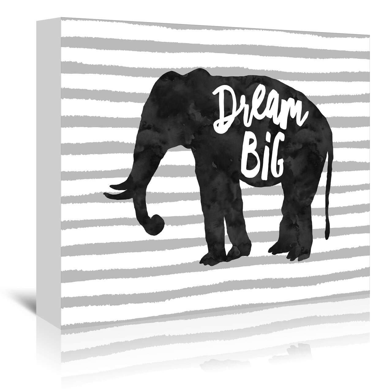 Dream Big Elephant by Amy Brinkman  Gallery Wrapped Canvas - Americanflat
